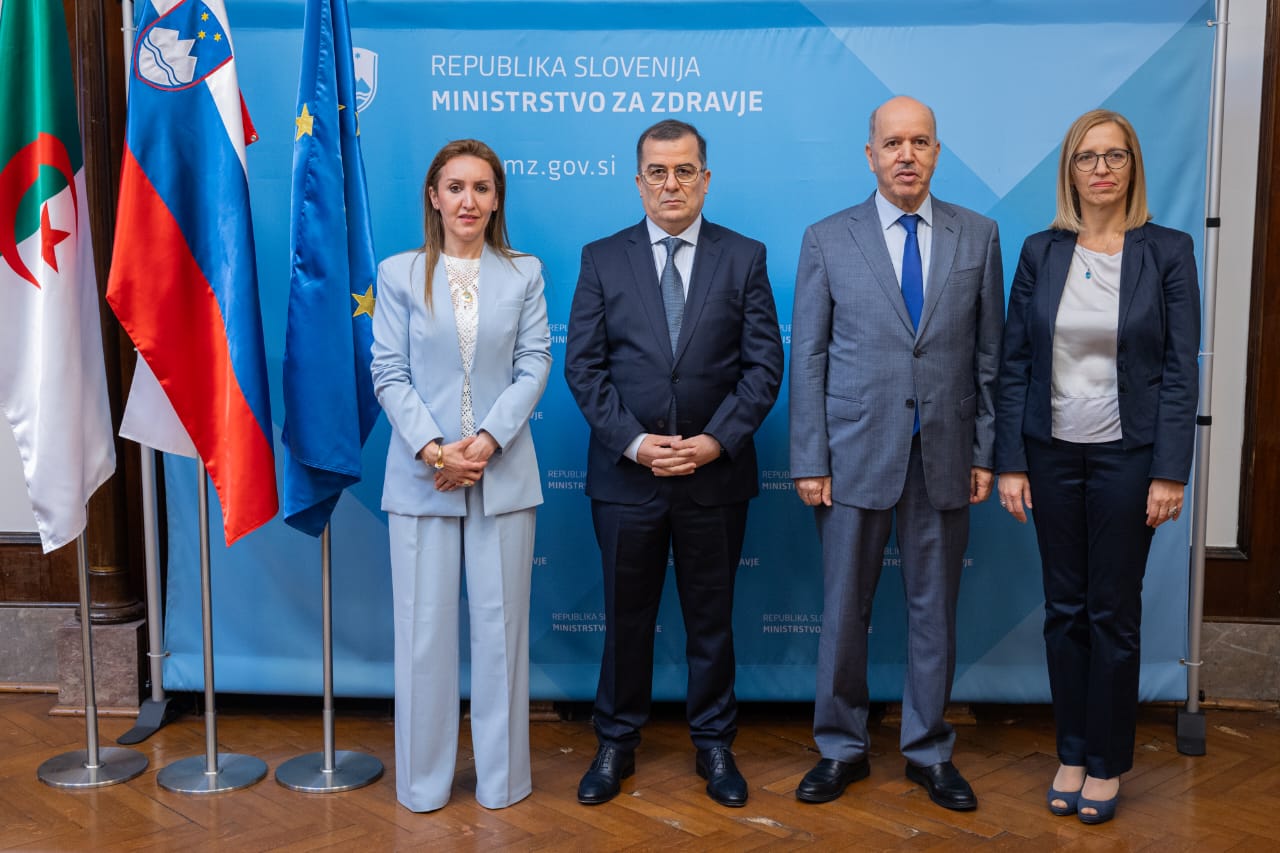 سايحي وبن طالب يتحادثان بليوبليانا مع وزيرة الصحة السلوفينية