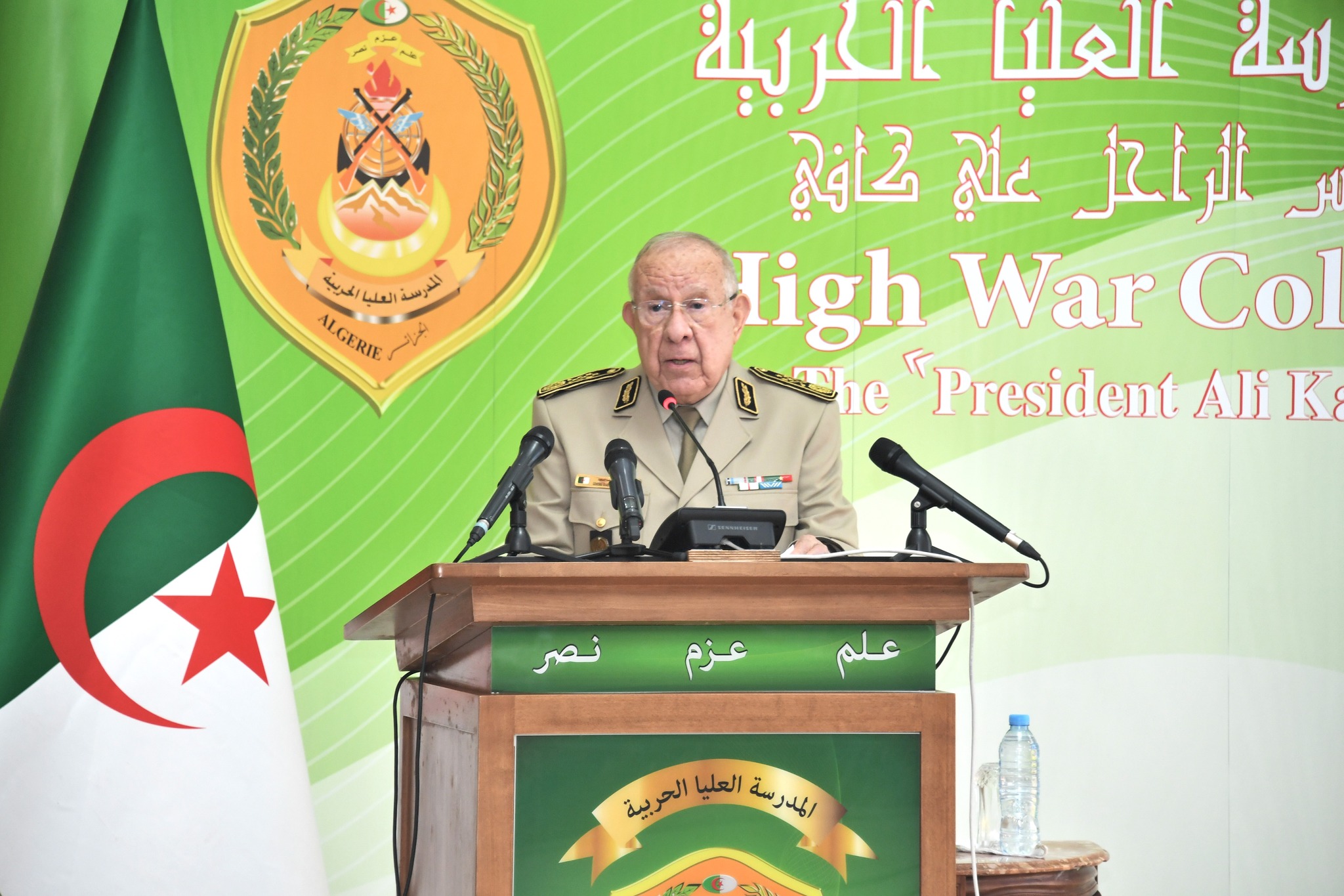 مراسم حفل تخرج الدفعات بالمدرسة العليا  الحربية    