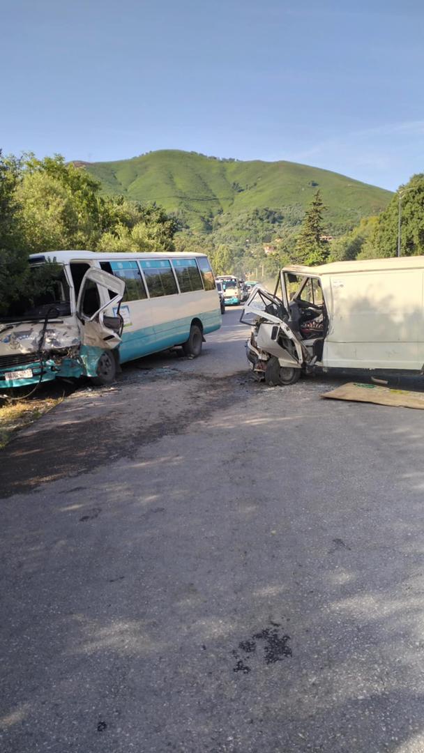 Collision Fourgon BUS