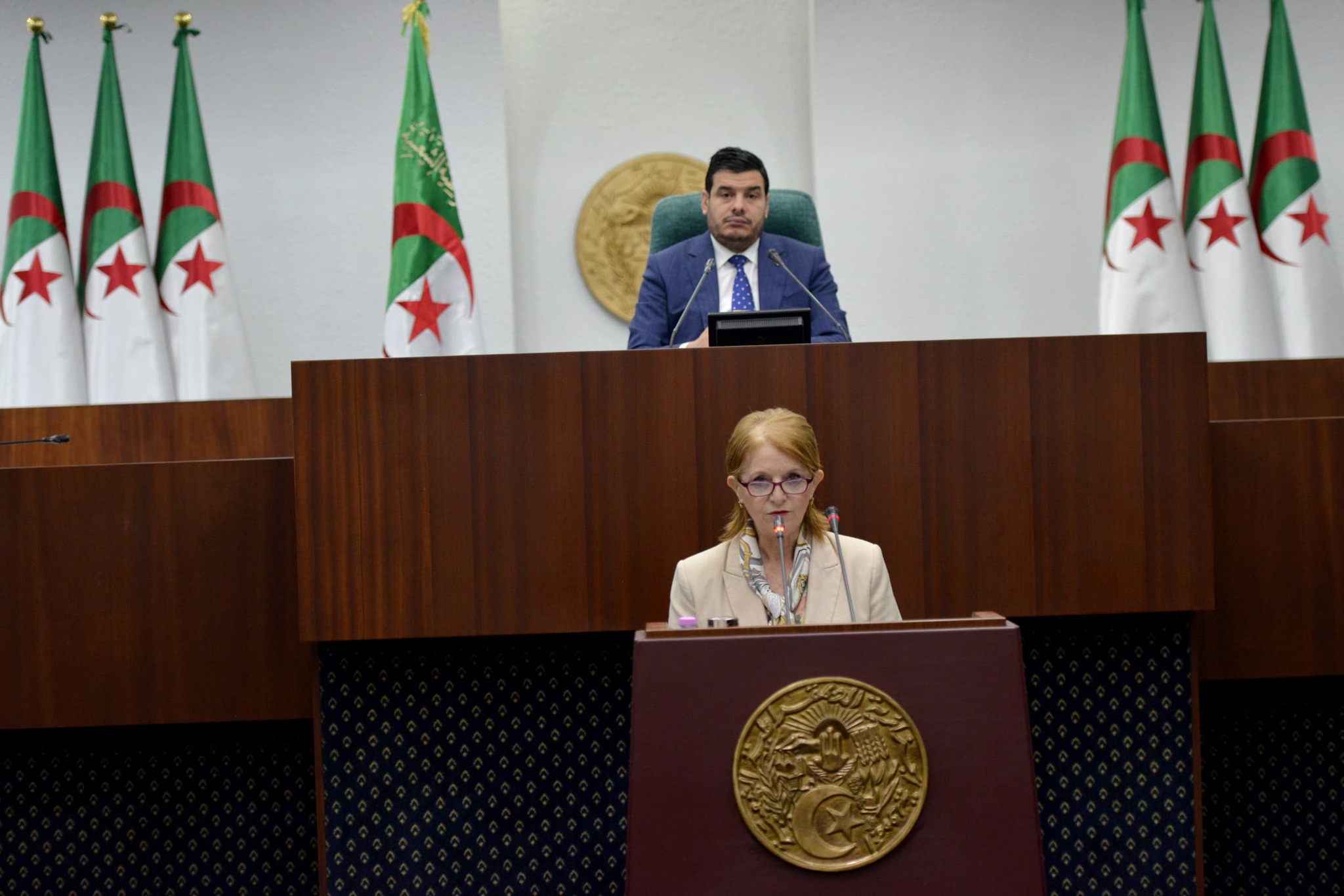وزيرة السياحة حورية مداحي