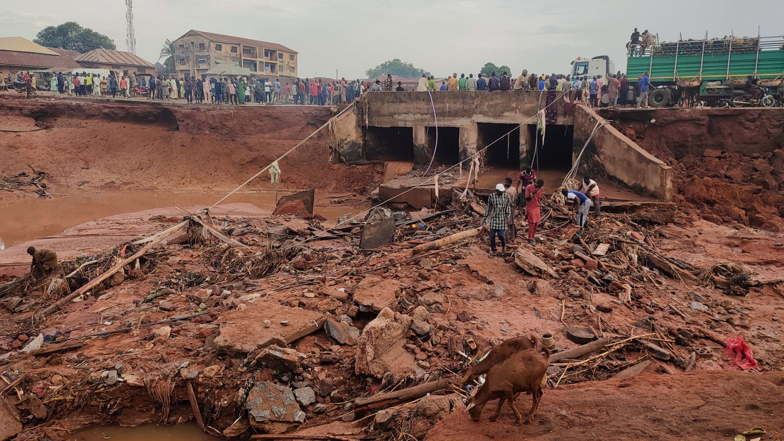 Le bilan des inondations au Nigeria grimpe à au moins 175 morts