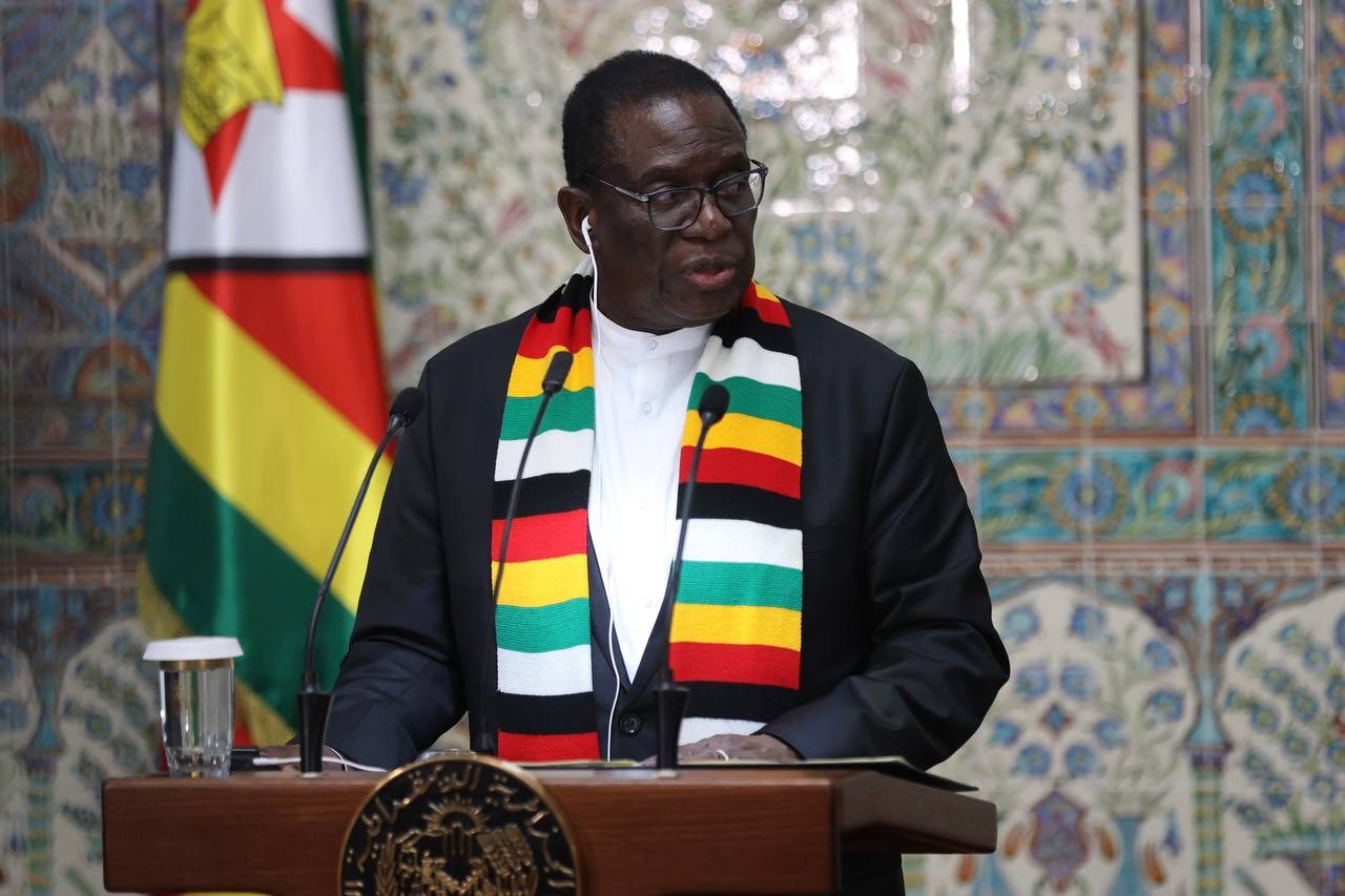 Emmerson Mnangagwa, président de la République du Zimbabwe