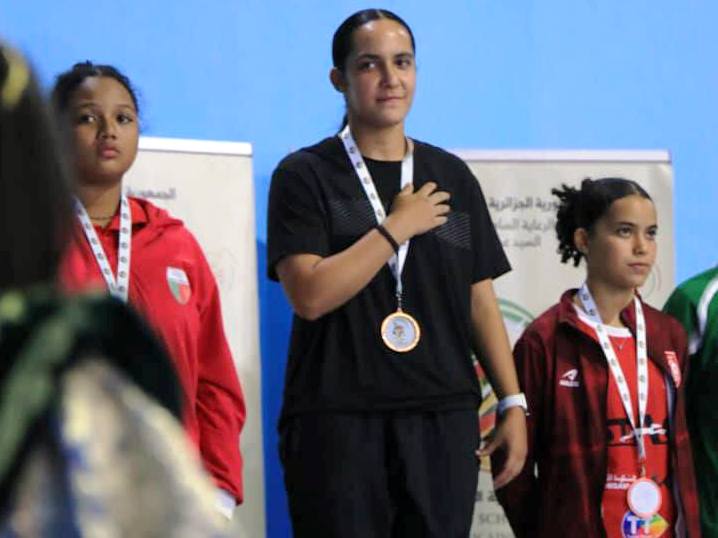 الألعاب الإفريقية المدرسية (الجزائر - 2025) تنس الطاولة: الجزائرية هنا صادي  تنال البرونزية في الفردي