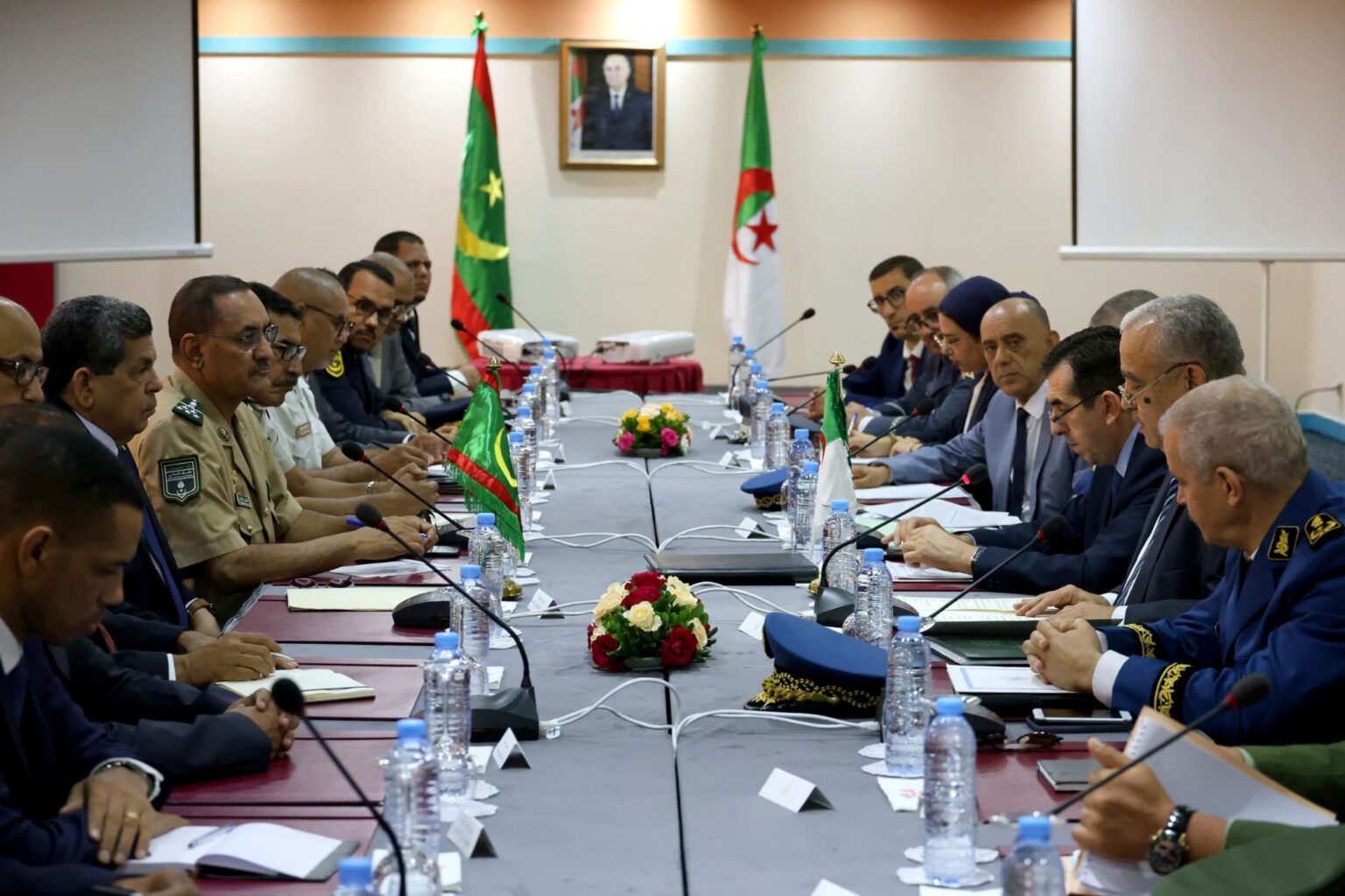 انطلاق أشغال الدورة الثانية لاجتماع اللجنة الأمنية الجزائرية - الموريتانية
