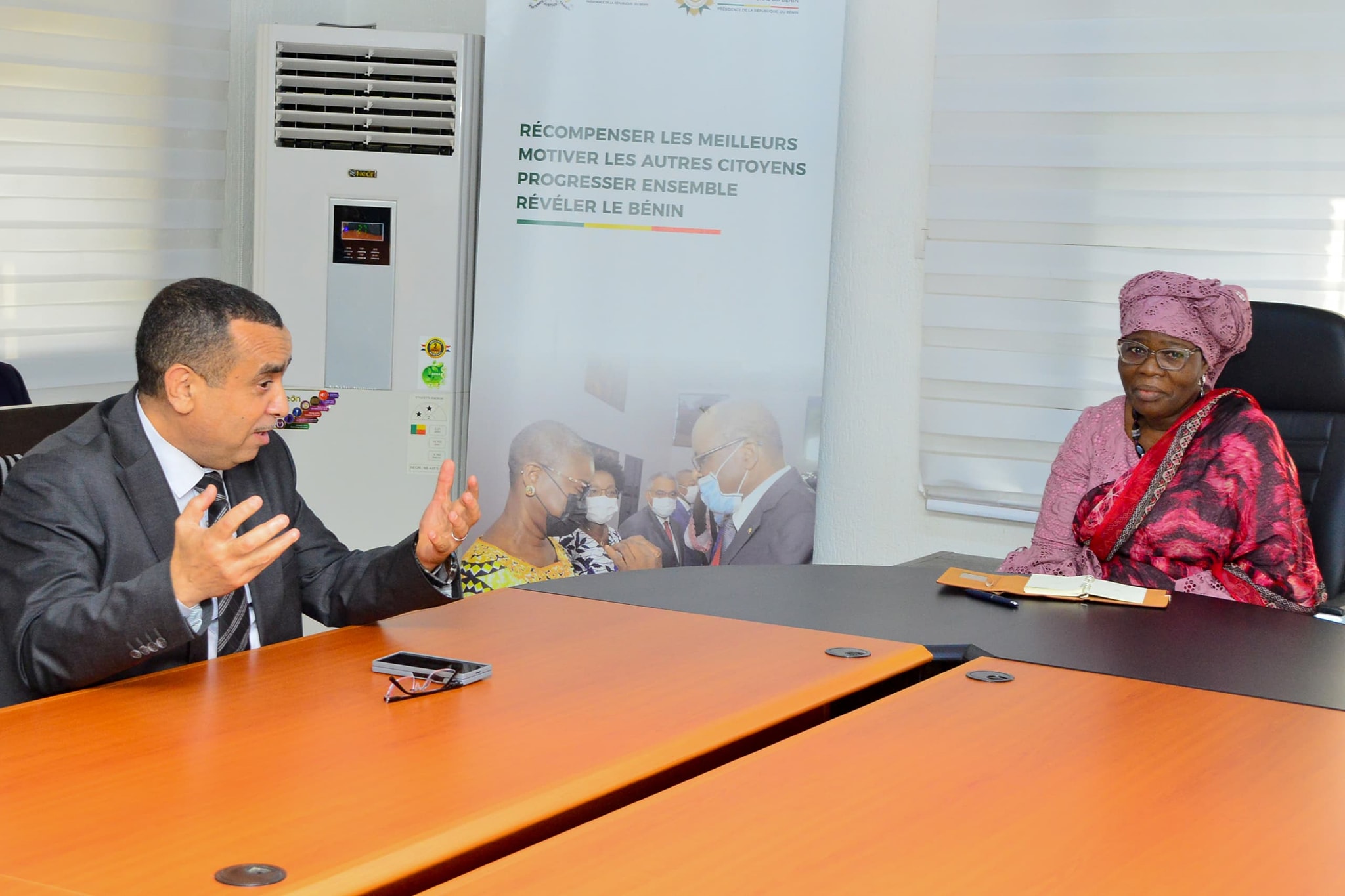 تعزيز الشراكة محور محادثات عجال ونائبة رئيس جمهورية البنين