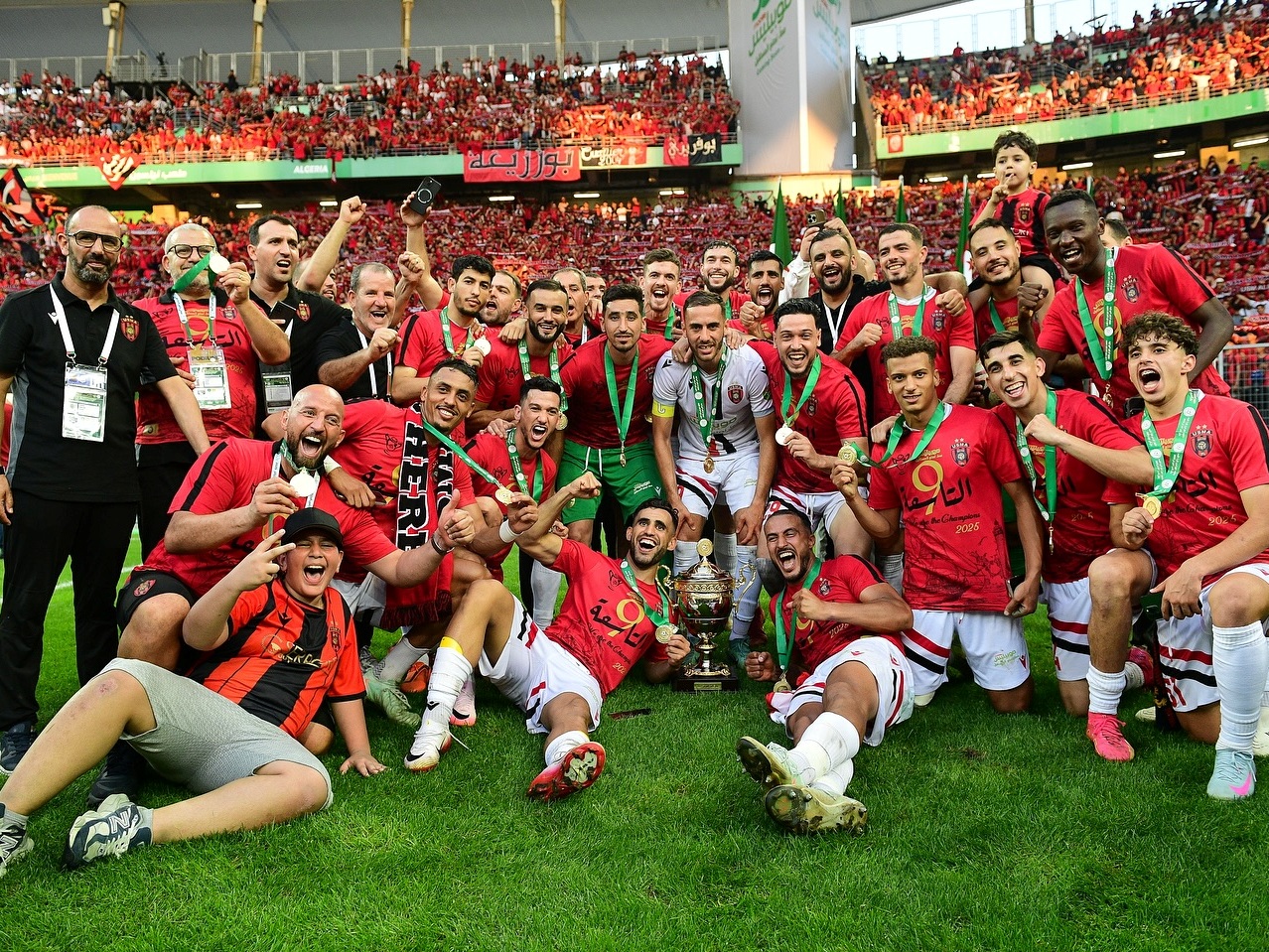 Joie des joueurs de l'USMA