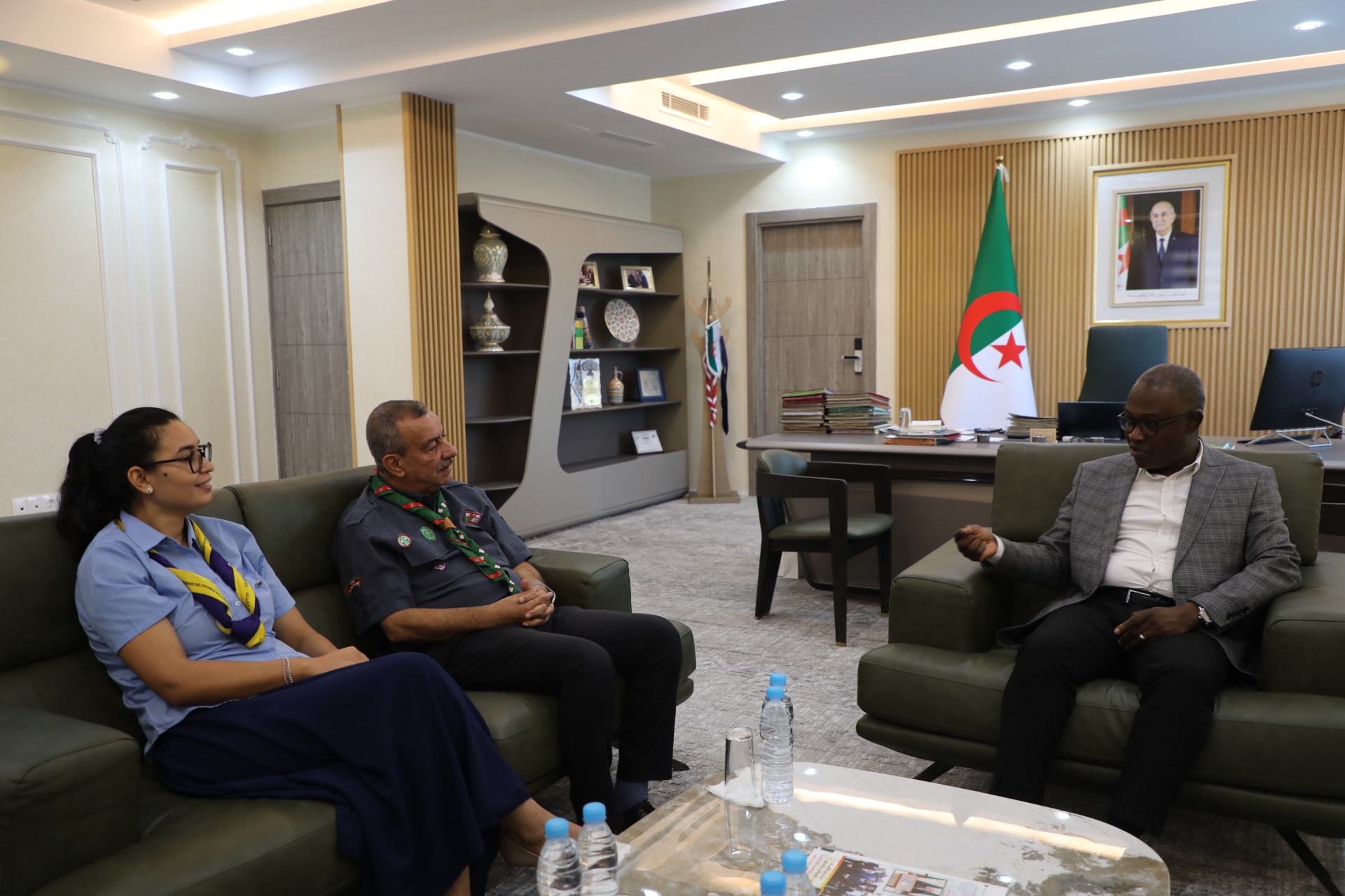 حيداوي يستقبل الوفود المشاركة في أشغال المؤتمر الكشفي العربي ال24 