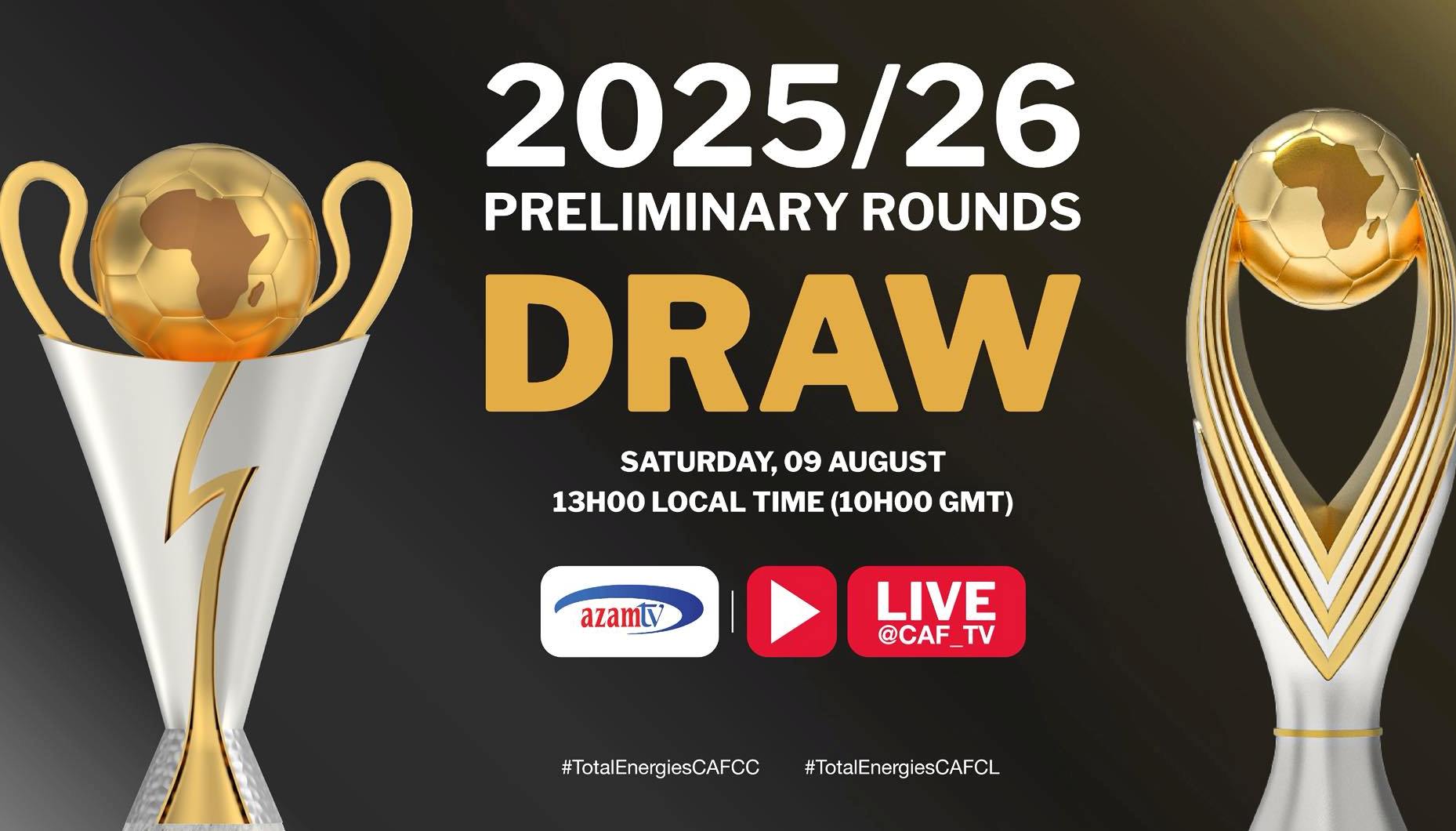 منافسات الأندية للكاف 2025-2026: اجراء عملية قرعة الادوار  التمهيدية يوم السبت 9 أغسطس بتنزانيا