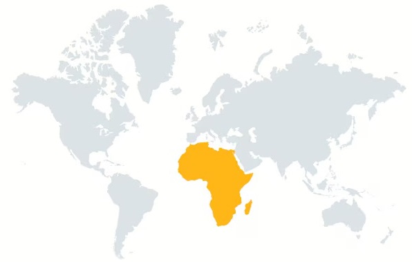 خريطة افريقيا