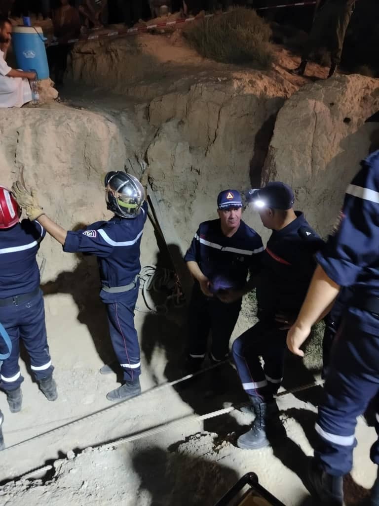 حادث انهيار تربة مسيلة