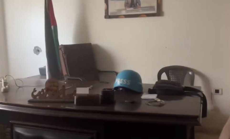 تضرر مكتب مراسل التلفزيون الجزائري في غزة