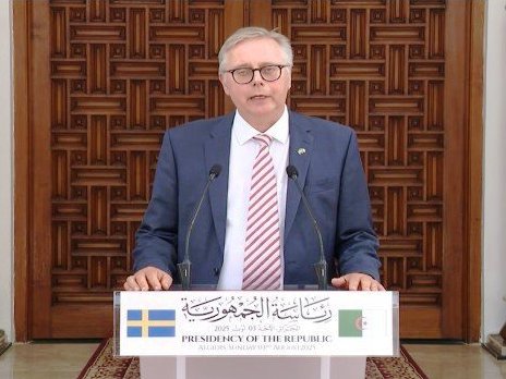 سفير مملكة السويد بالجزائر يشيد بمستوى العلاقات "الممتازة" بين البلدين