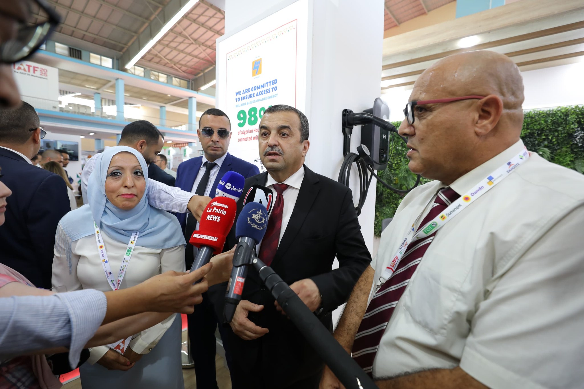 معرض التجارة البينية الإفريقية: السيد عرقاب يؤكد دور مؤسسات قطاع الطاقة  والمناجم في حركية التعاون مع دول القارة