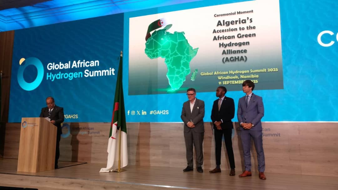 الجزائر تنضم رسميا للتحالف الإفريقي للهيدروجين الأخضر