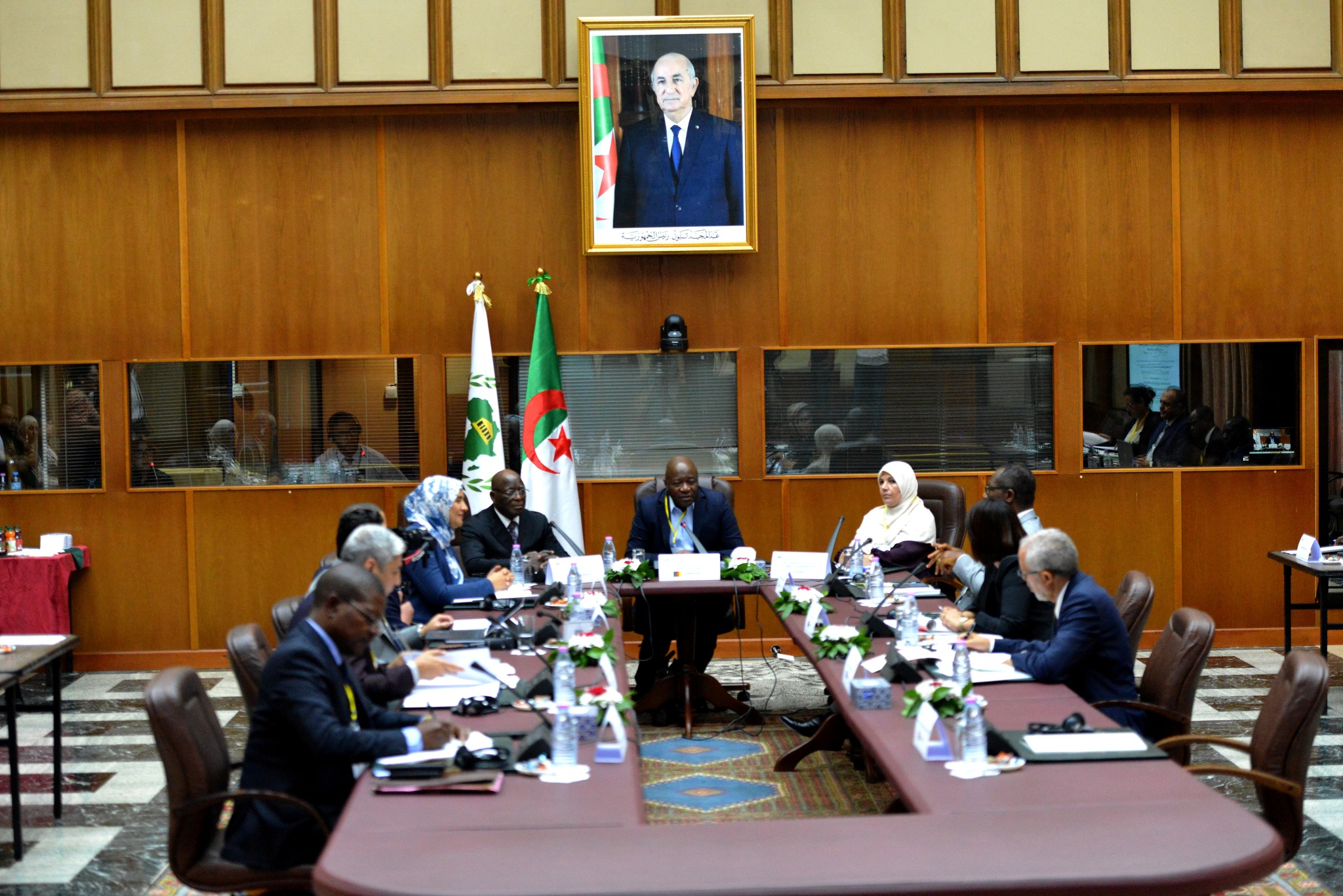اجتماع بالجزائر العاصمة للجنة مراجعة التعديلات للاتحاد البرلماني الإفريقي