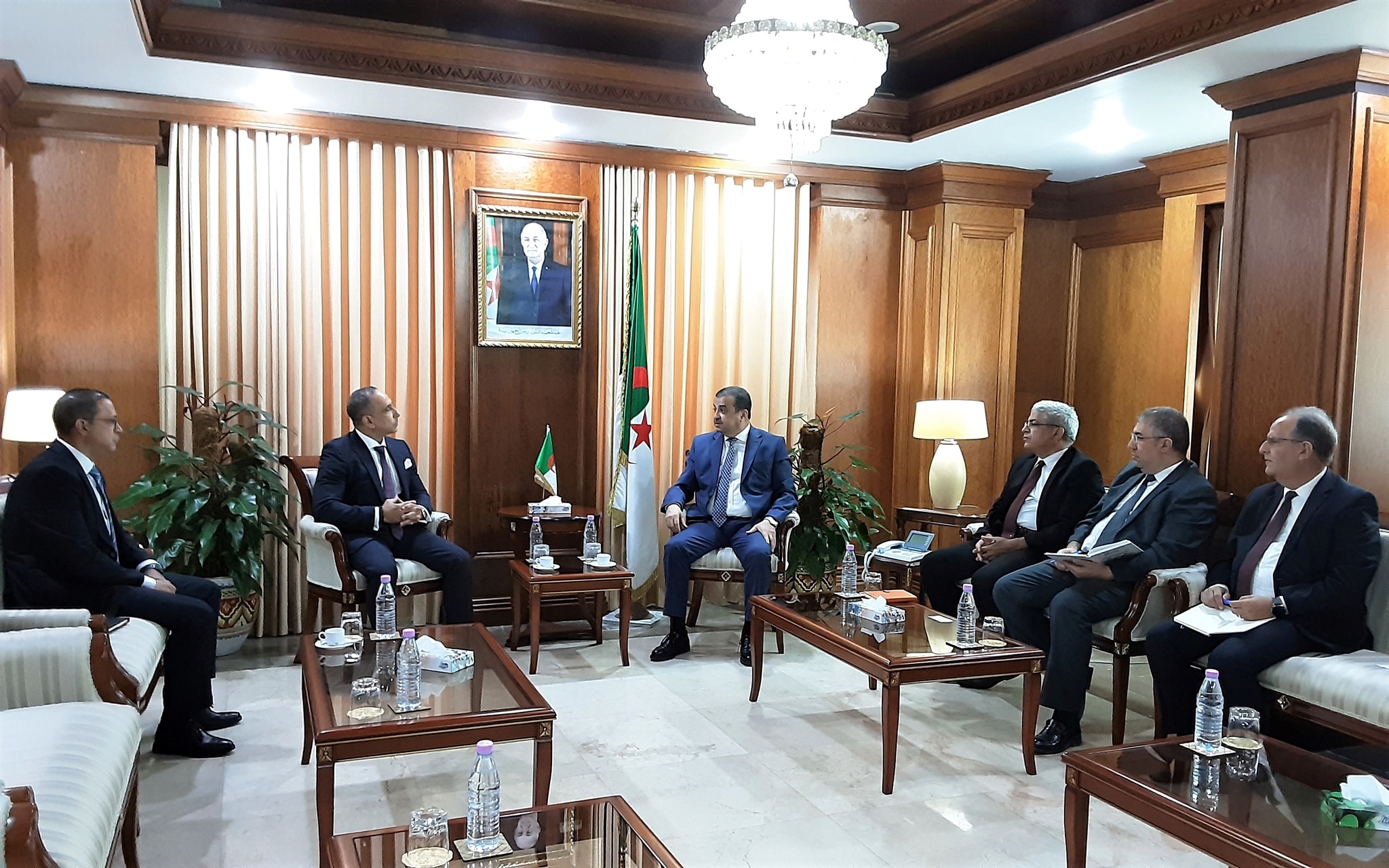 عرقاب يستقبل نائب رئيس شركة هاليبرتون لمنطقة شمال إفريقيا