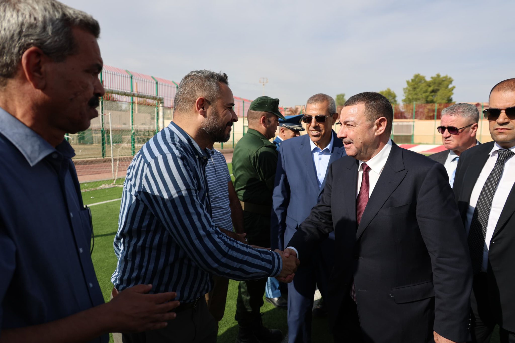 سعيود ينقل تعازي رئيس الجمهورية لعائلات ضحايا السيول الأخيرة ببلدية  سيدي عيسى بالمسيلة