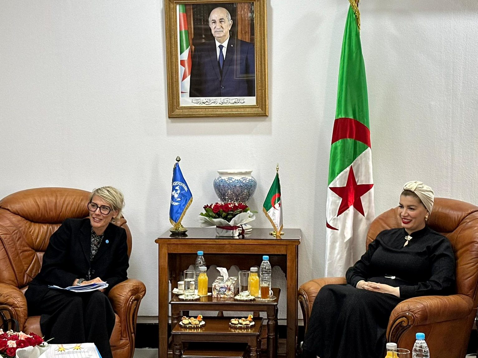 السيدة مولوجي تستقبل ممثلة صندوق الأمم المتحدة للطفولة بالجزائر