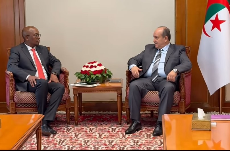 الوزير الأول بالنيابة يستقبل وزير التجارة والصناعة والمنافسة لجمهورية جنوب  إفريقيا