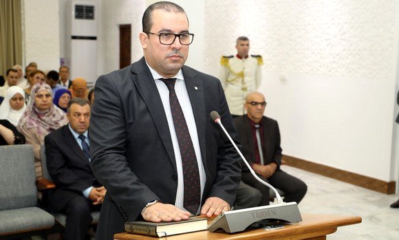 الأمين العام الجديد يؤدي اليمين القانونية أمام رئيسة  المحكمة الدستورية
