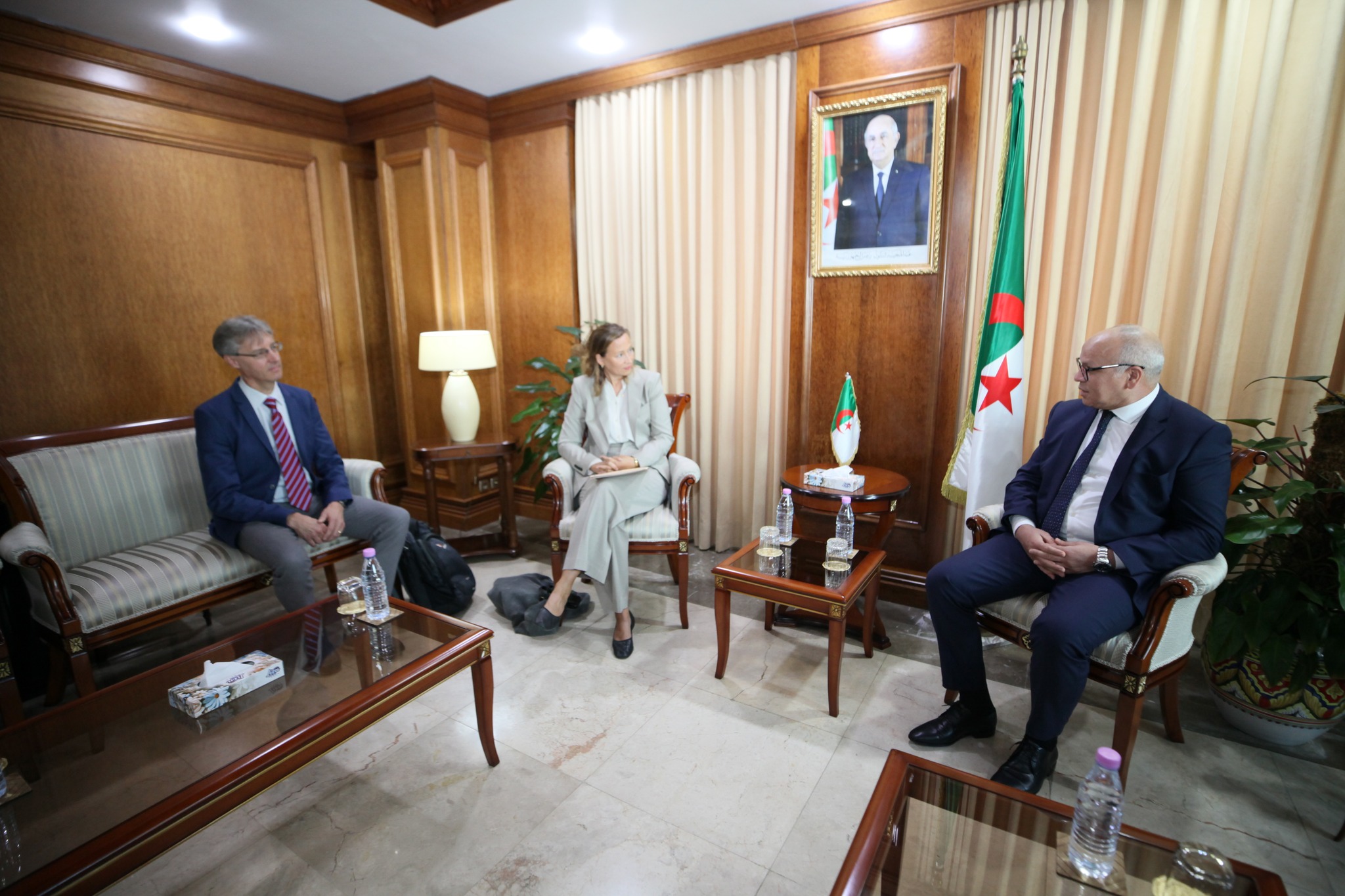 محادثات جزائرية-ألمانية حول تطوير  التعاون في الطاقات المتجددة