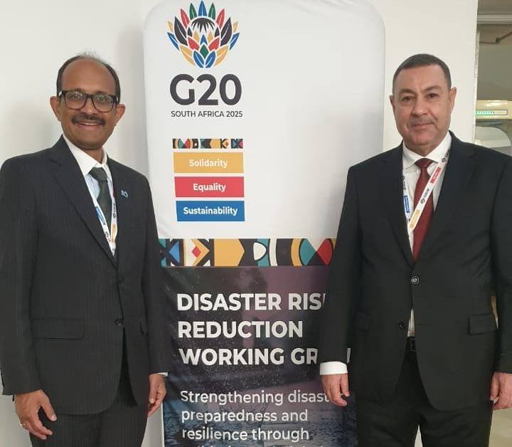 سعيود يلتقي بجنوب إفريقيا بالممثل الخاص للأمين العام للأمم المتحدة  للحد من مخاطر الكوارث