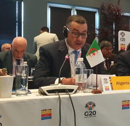 وزير الداخلية يستعرض من جنوب إفريقيا جهود الجزائر للحد من مخاطر الكوارث