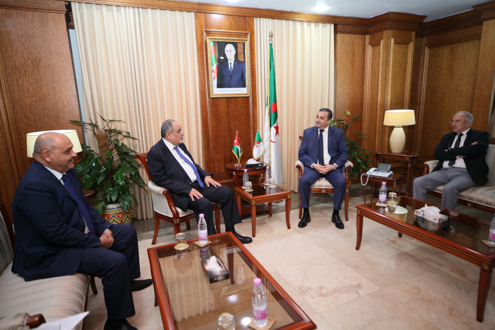 عرقاب يستقبل الأمين العام للاتحاد العام لنقابات عمال  الأردن