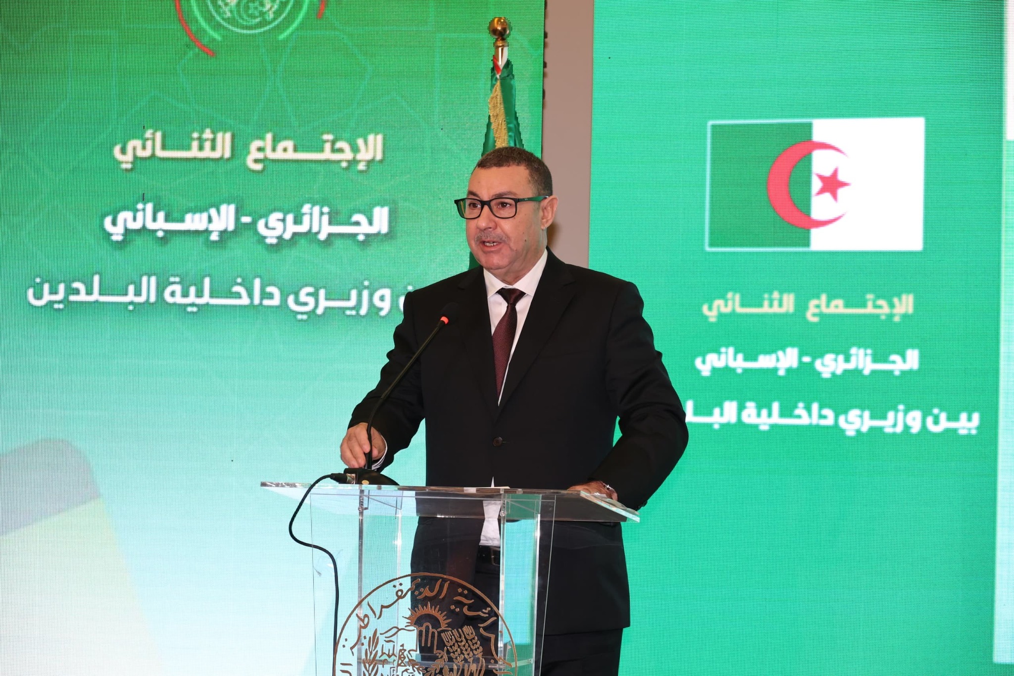 انطلاق أشغال الاجتماع الثنائي الجزائري-الاسباني بين وزيري الداخلية للبلدين