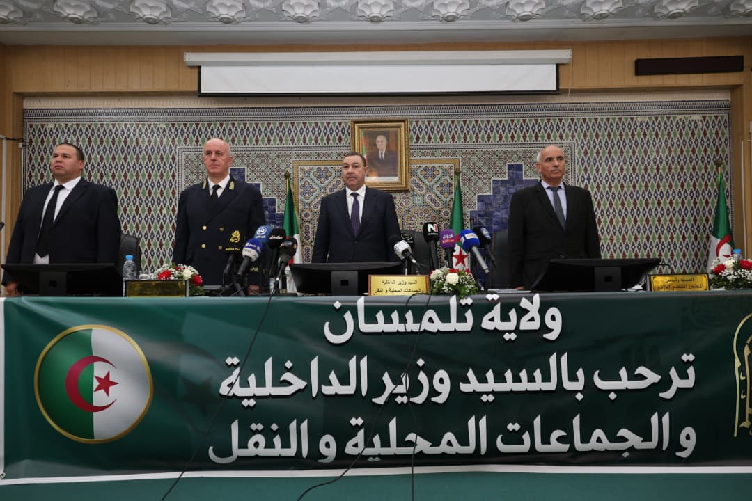 سعيود يشرف على تنصيب الوالي المنتدب للمقاطعة الإدارية للعريشة بولاية  تلمسان