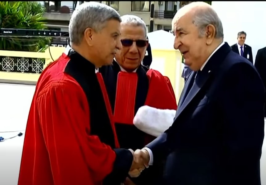 رئيس الجمهورية يصل الى المحكمة العليا للإشراف على افتتاح السنة القضائية