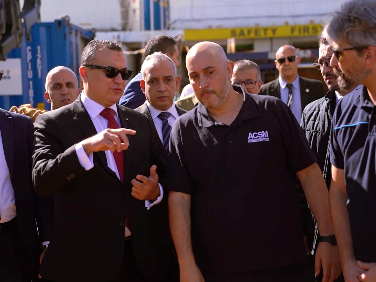 زروقي يشرف على إعطاء الضوء الأخضر لانطلاق مشروع الكابل البحري للألياف الضوئية "ميدوسا"