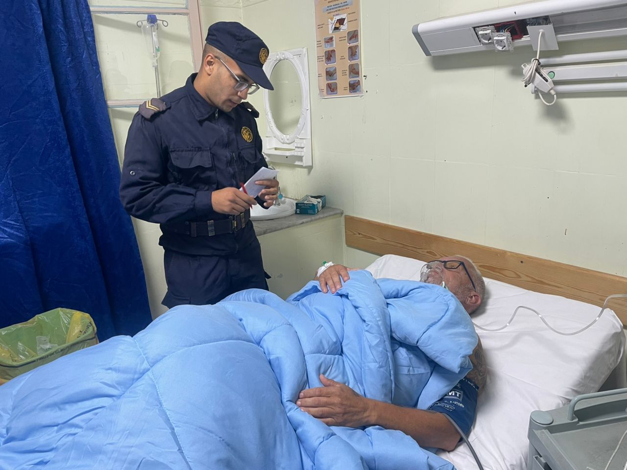 حرس السواحل: انقاذ واجلاء صحي لبحّار فرنسي في عين البنيان  