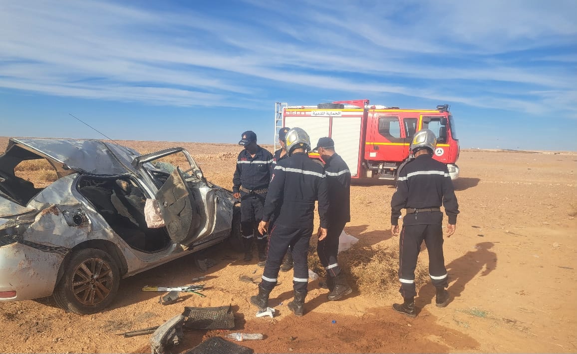 حوادث الطرقات : وفاة 40 شخصا وإصابة 1747 آخرين خلال أسبوع