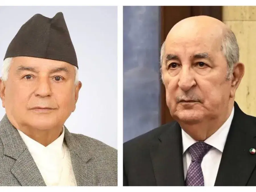 رئيس الجمهورية يتلقى رسالة تهنئة من رئيس نيبال