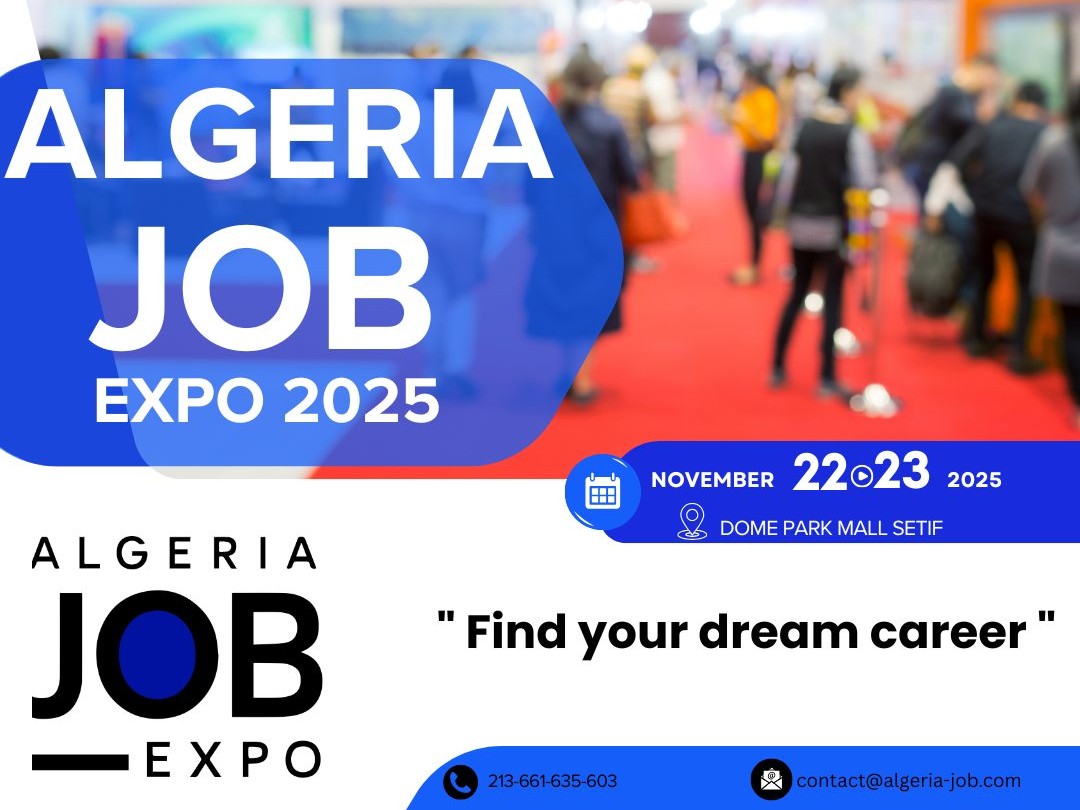 Le 1er Salon national de l’emploi, de la formation et l’entrepreneuriat ouvre ses portes à Sétif
