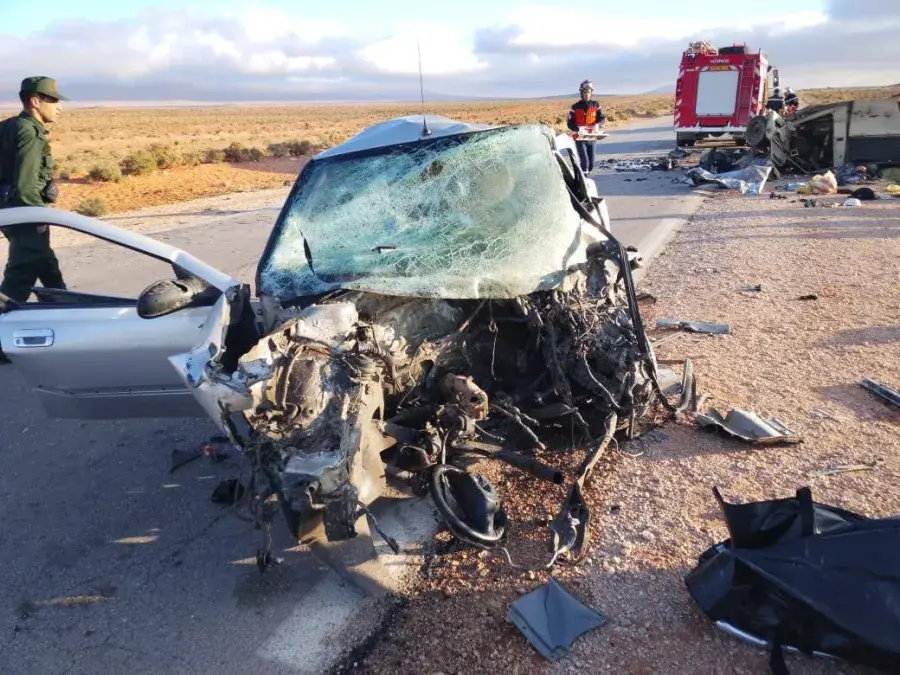 هلاك 3 أشخاص في حادث مرور بالبيض