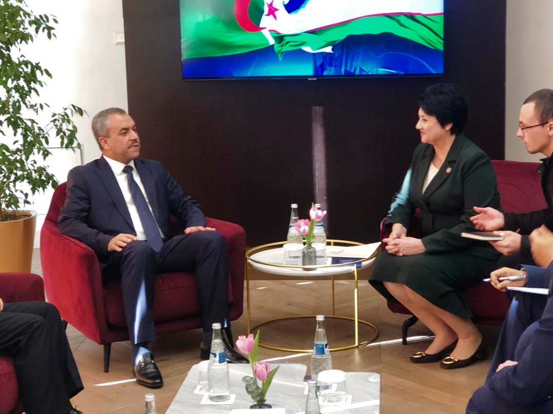 السيد سعداوي يلتقي بسمرقند وزيرة التعليم لجمهورية أوزبكستان