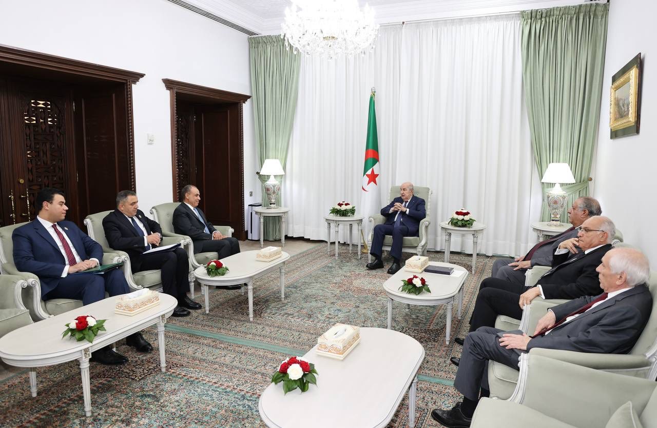 رئيس الجمهورية يستقبل وزير الخارجية المصري