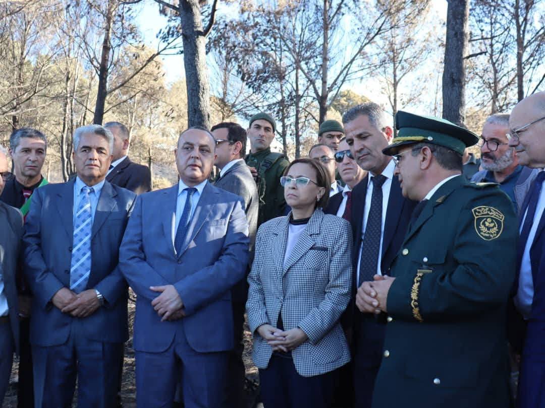 السيدة كريكو تطلق من تيبازة حملة وطنية تقنية لحماية الغطاء النباتي والثروة  الحيوانية