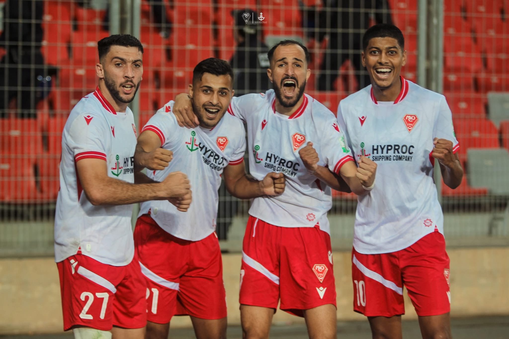 Joie des joueurs du MCO