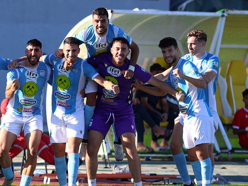 Joie des joueur de l'O Akbou