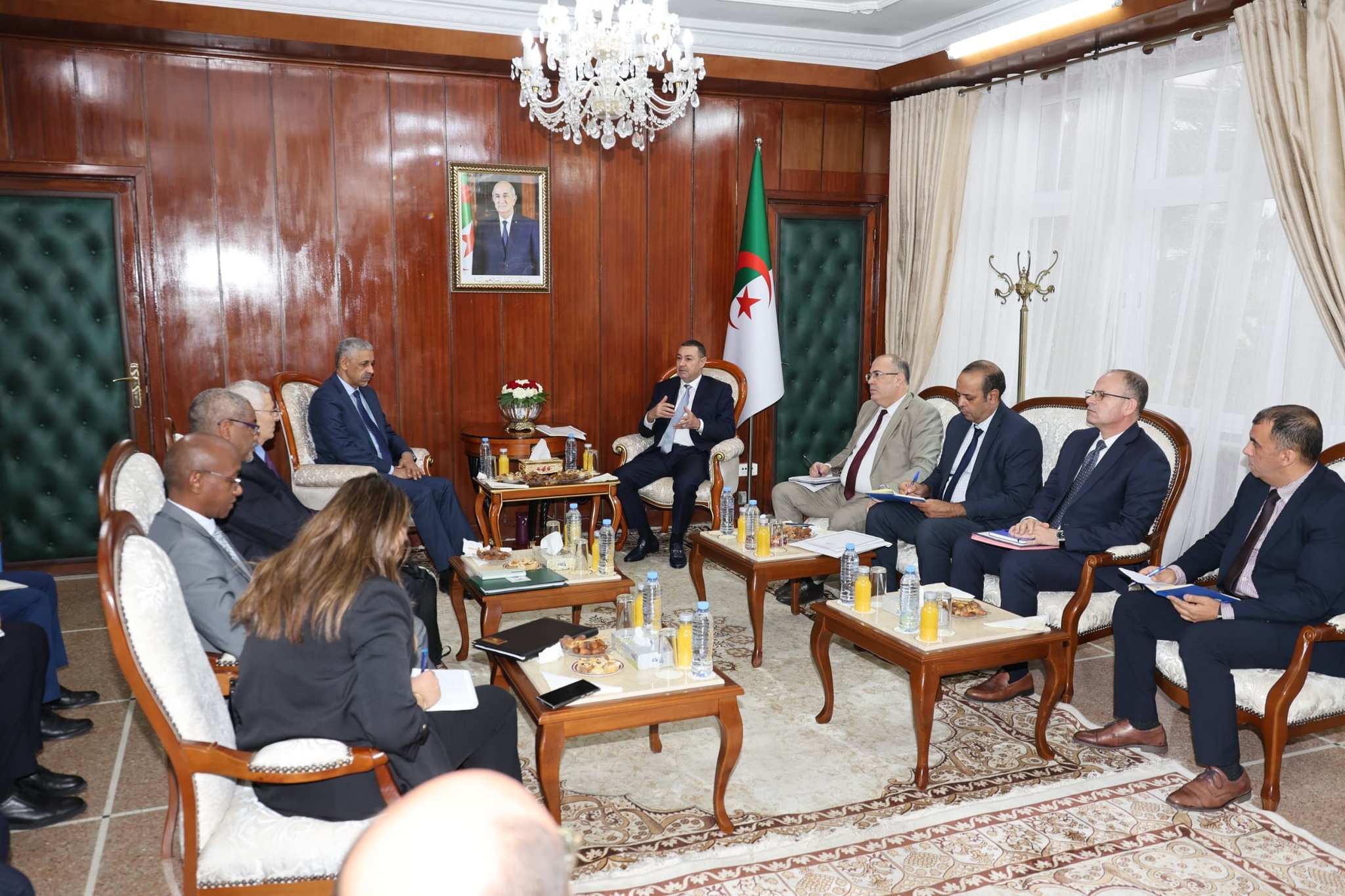 سعيود يستقبل رئيس مجموعة البنك الإفريقي