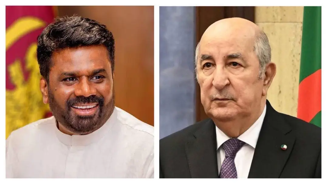 رئيس الجمهورية يتلقى تهاني  نظيره السريلانكي