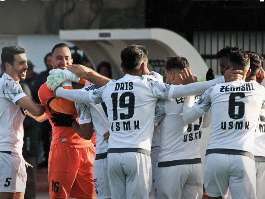 Joie des joueurs de l'USMK