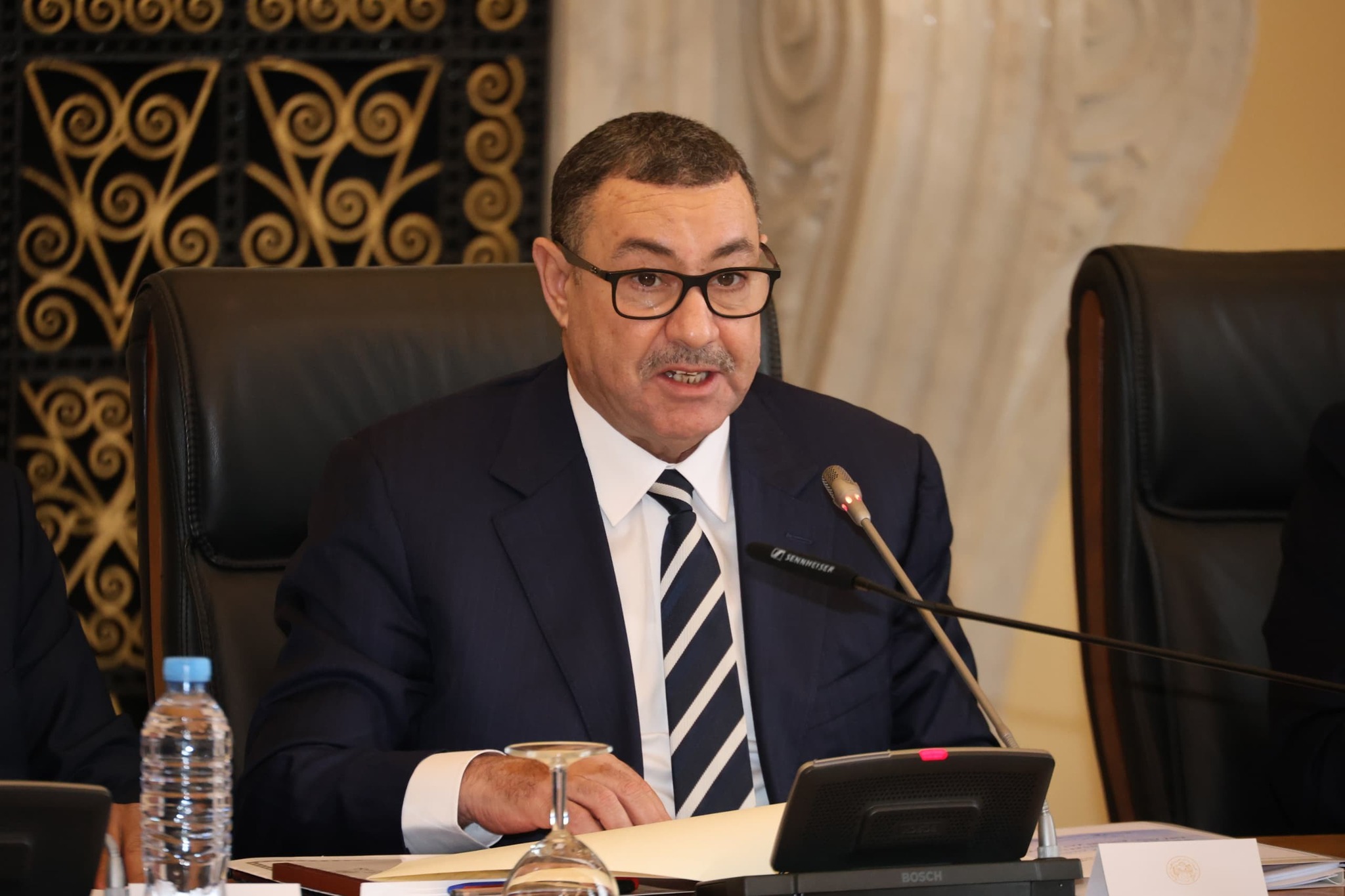 مجلس الأمة: السيد سعيود يعرض مشروع القانون المتعلق بالتنظيم الإقليمي للبلاد  أمام اللجنة المختصة