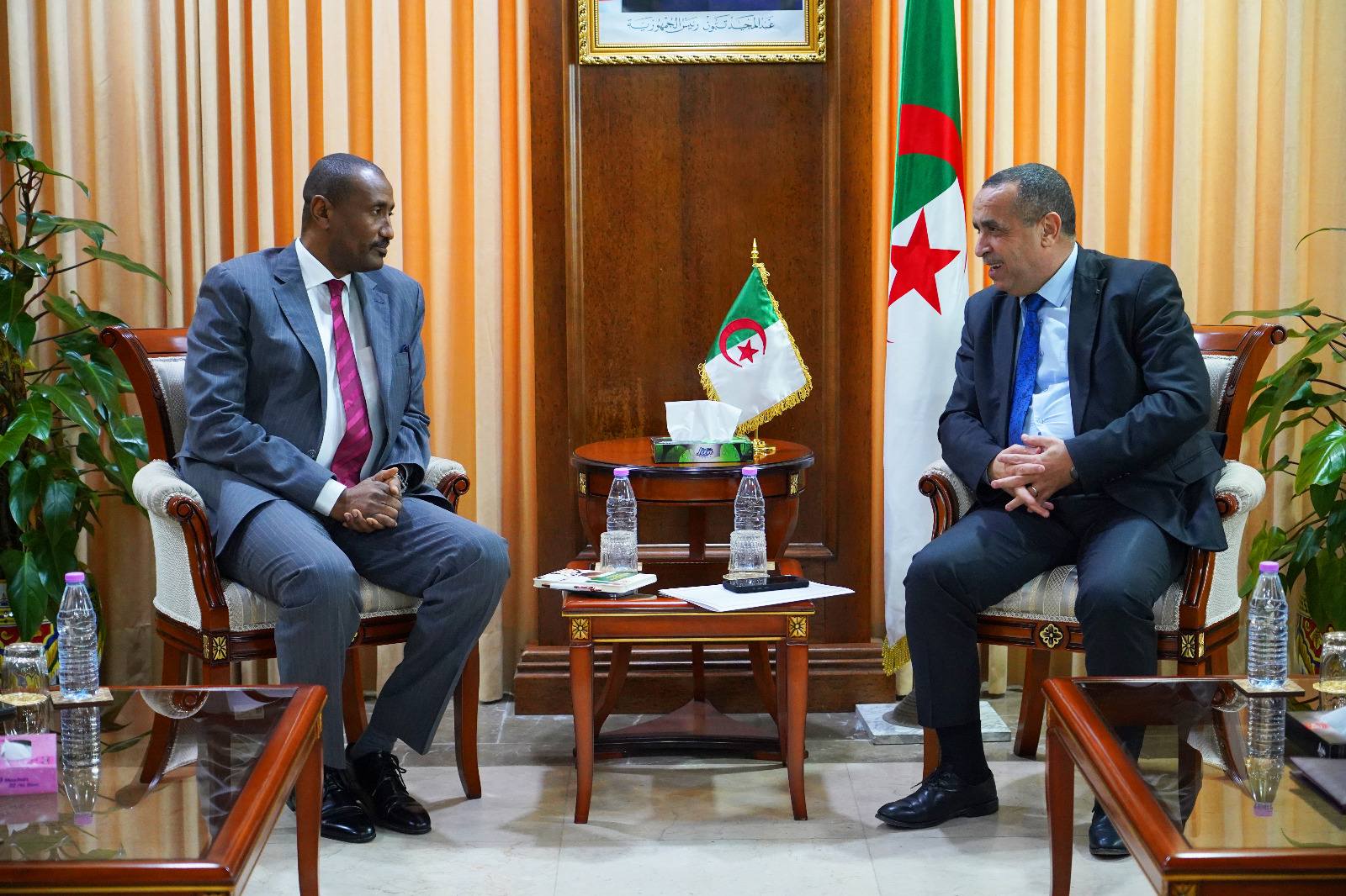 عجال يستقبل المدير التنفيذي للجنة الإفريقية للطاقة