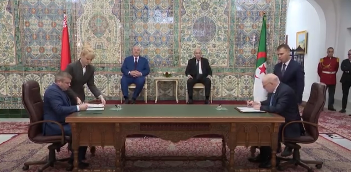 Cérémonie de signature-DZ-Biélorussie