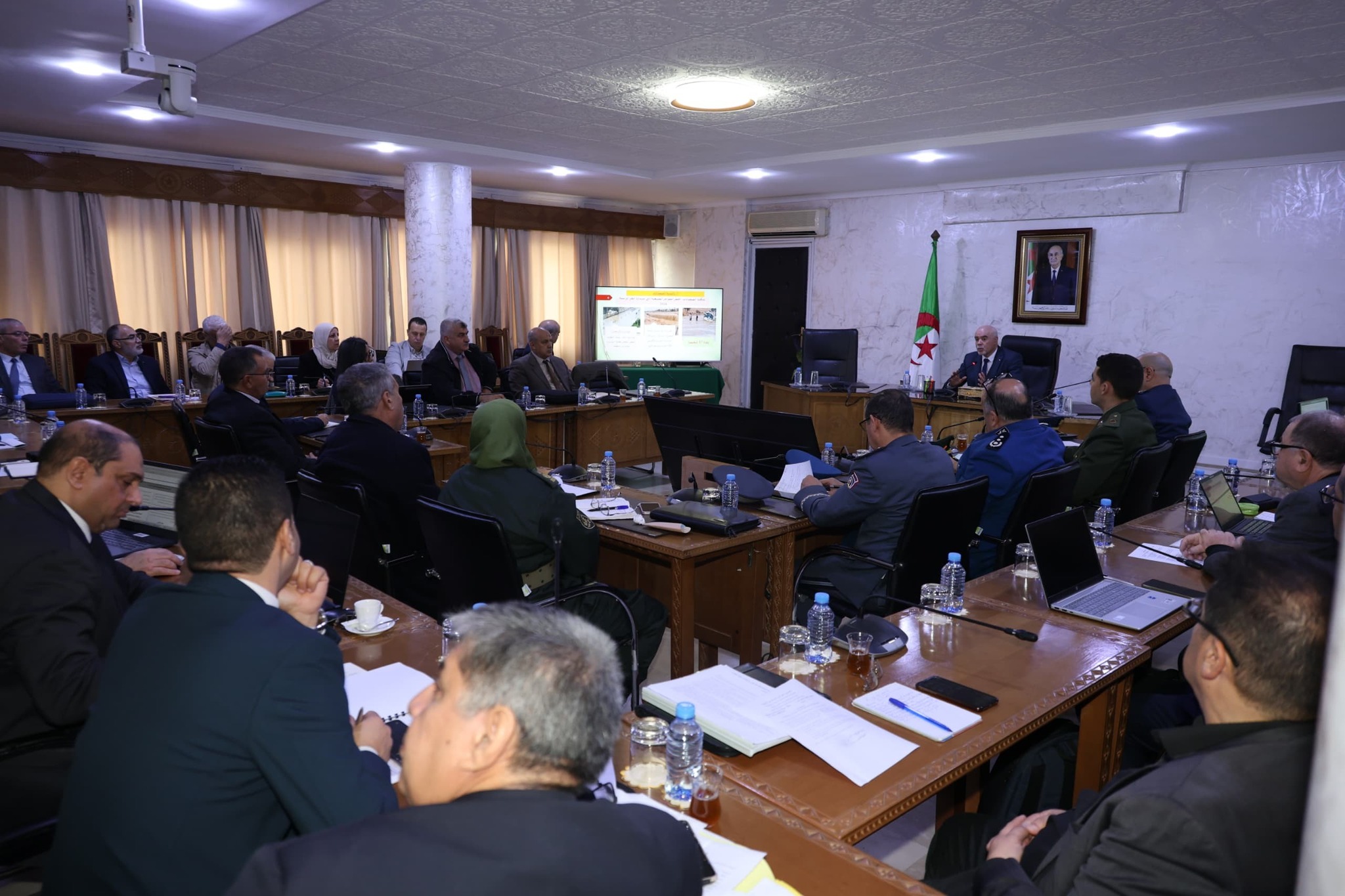 اجتماع اللجنة المشتركة للوقاية  من أخطار الكوارث