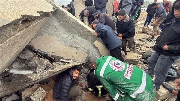 وفاة 11 فلسطينيا بغزة جراء انهيارات واسعة